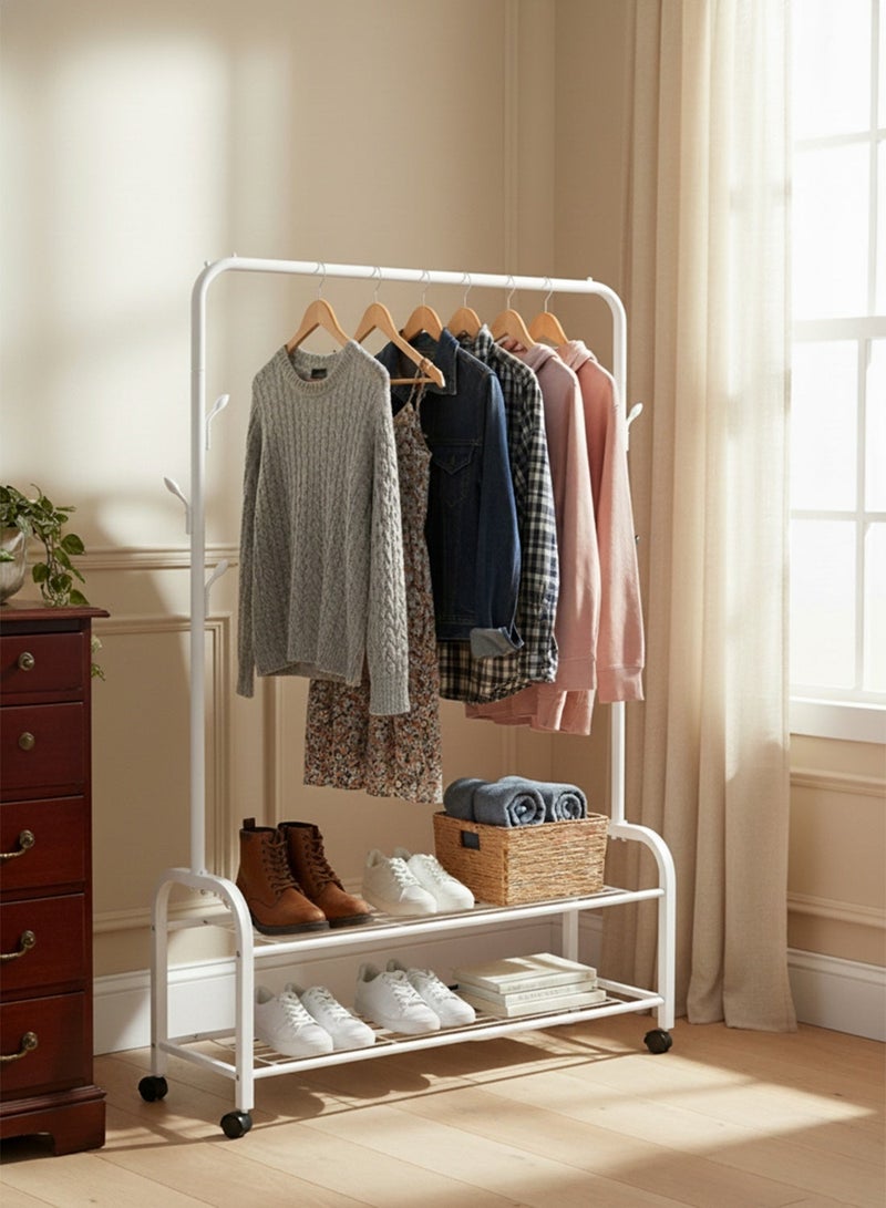 Noon East Metal Clothes Hanger Organizer and Clothes Stand - 110x33x150 cm - Image 1